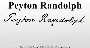 Peyton Randolph