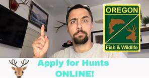 ODFW Apply for Hunts: How to (2020)