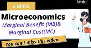 Marginal Benefit (MB) EQUALS Marginal Cost (MC) in Economics? | Microeconomics Lumist