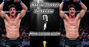 MMA LockerRoom interviews Bellator Fighter Aaron Jeffery