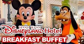Hong Kong Disneyland Hotel Breakfast Buffet | Enchanted Garden Restaurant | 2023 | 4K
