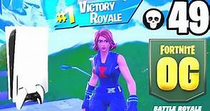 Black Widow Outfit Skin Gameplay: 49 Kill Zero Build Solo Squad Win in Fortnite OG