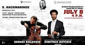 Оrchestra Safonov soloist Sergei Roldugin conductor Dimitris Botinis 8.07.23