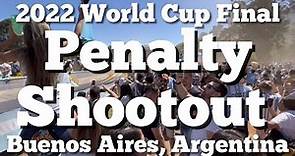 2022 World Cup Final Penalty Kick Shootout Live from Buenos Aires Argentina