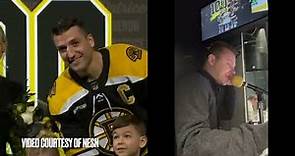 Jake Zimmer - Boston Bruins PA Announcer - Patrice Bergeron's 1,000th Point Ceremony