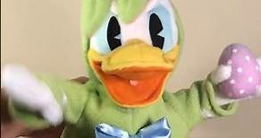 Disney Donald Duck Musical Easter Bunny Plush Polly Wolly Doodle Hallmark VIDEO!