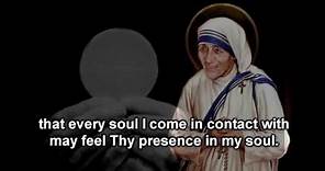 Night Time Prayer of Saint Mother Teresa of Calcutta