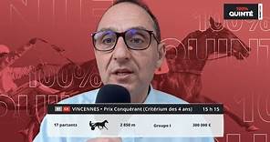 100% Quinté – Pronostics du Dimanche 17 septembre : Critérium des 4 ans à Paris-Vincennes