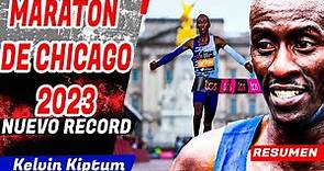 NUEVO RECORD MUNDIAL KELVIN KIPTUM IMPARABLE|| Resumen maratón de CHICAGO 2023