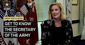 Army Exclusive: Interview with the Secretary of the Army | U.S. Army