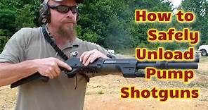 How to Safely Unload a Shotgun | As Taught to Law Enforcement