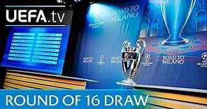 2015/16 UEFA Champions League round of 16 draw