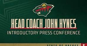 Bill Guerin Introduces New Head Coach John Hynes