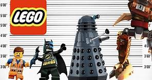 LEGO Size Comparison | Biggest Characters of LEGO Movie | Satisfying Video