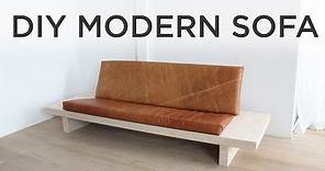 DIY Modern Sofa | How to make a sofa out of plywood