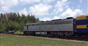 A Ride on the Gold Coast Railroad Museum's Link Train with rare vintage equipment 5-13-13