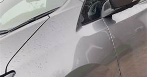 Paintless dent repair on this Nissan Leaf. No respray, no hassle, no fuss! Less than half the cost of a Bodyshop. #dentx #dentrepair #mobiledentrepair #pdr #nissan #leaf #nismo #ev #electricvehicles | Dent X
