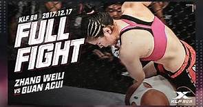 Kunlun Fight68: Zhang Weili vs Guan Acui FULL FIGHT-2017