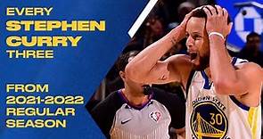 EVERY Stephen Curry Three From 2021-2022 NBA Season