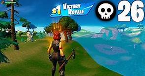 Black Widow and Leviathan Axe High Kill Solo Win Fortnite Gameplay (Fortnite Battle Royale)