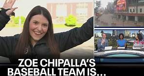 FOX6's Zoe Chipalla shows her baseball allegiance | FOX6 News Milwaukee