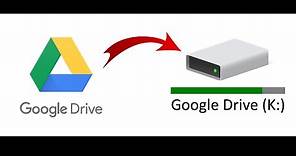 How to use Google Drive as Local Disk Drive in Your Computer