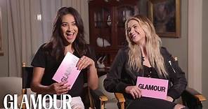 Pretty Little Liars Stars Shay Mitchell and Ashley Benson Play "Which Liar?" | Glamour