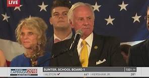 Henry McMaster victory speech in South Carolina governor's race: Full speech