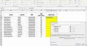 Calculating Age Groups