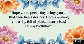 Inspirational Birthday Wishes | Happy Birthday Quotes | Cute Happy Birthday Wishes | The Motivators