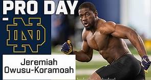 Jeremiah Owusu-Koramoah Pro Day Highlights
