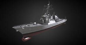 USS John Paul Jones (DDG-53) - 3D model by yazjack