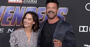 Frank Grillo and Wendy Moniz "Avengers: Endgame" World Premiere Purple Carpet