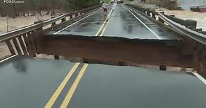 North Carolina news crew captures bridge collapse