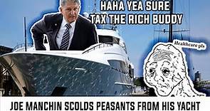 Joe Manchin Scolds Desperate West Virginians From His Yacht