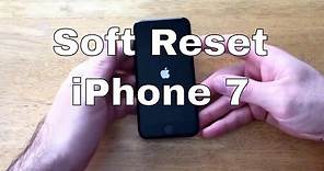 How to Soft reset / Restart IPhone 7/7+