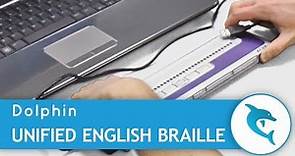 Unified English Braille - A Beginner's Guide from Dolphin