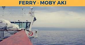 Passage on ferry MOBY AKI, Livorno-Olbia (Moby Lines)