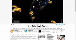 The New York Times Breaking News, World News & Multimedia