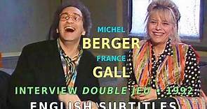 France Gall & Michel Berger • Interview "Double Jeu" • June, 1992 [English Subtitles]