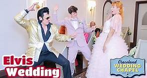 Marah & Dennis' Elvis Wedding in Las Vegas | Graceland Chapel