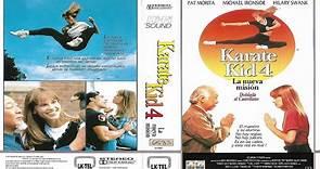Karate Kid 4 La Nueva Misión 1994 Español Latino Doblaje Argentino VHS - The Next Karate Kid