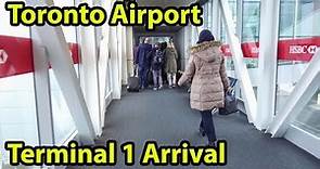 Toronto Airport Terminal 1 Arrival Tour YYZ - HD -