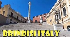 BRINDISI Italy - Touring a beautiful ancient city