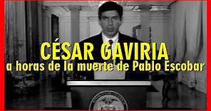 Alocución del Presidente César Gaviria sobre la muerte de Pablo Escobar (1993)