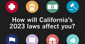 7 new laws that will affect California in 2023