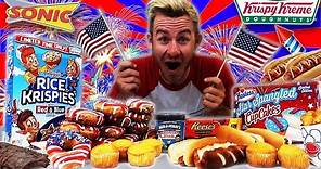 THE GREAT AMERICAN 4TH OF JULY FEAST! (10,000+ CALORIES)