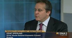 Gene Sperling on the Debt Ceiling
