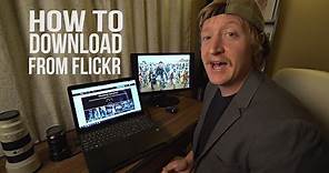 How to Download from FLICKR