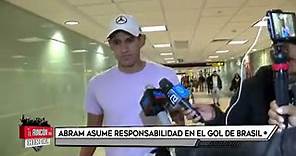 Luis Abram asume responsabilidad en gol de Brasil
